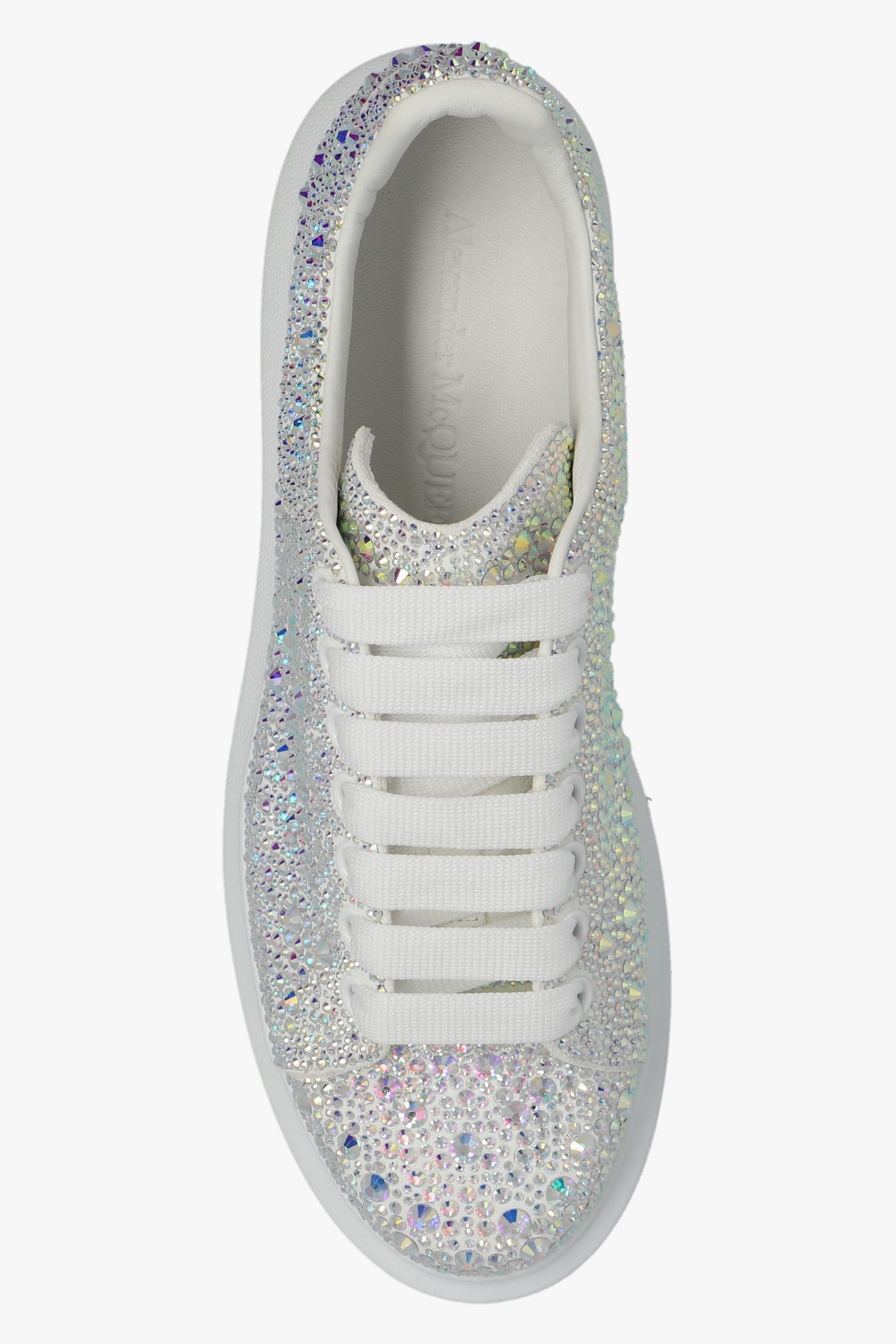 Alexander McQueen white deals fashion sneakers for kids